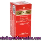 Twinings Té Classic English Breakfast Estuche 25 Bolsitas