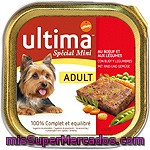 Ultima Adult Alimento Equilibrado Con Buey Y Legumbres Para Perros De Raza Mini Adultos Tarrina 150 G