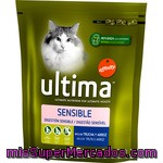 Ultima Comida Gato Digestión Sensible Rico En Trucha Y Arroz 400g