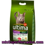 Ultima Gatos Esterilizados Con Buey Y Cebada Para Gato Bolsa 3 Kg
