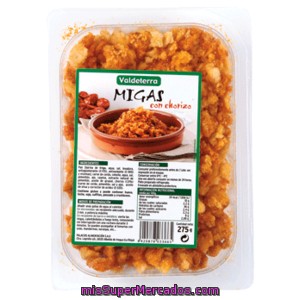 Valdeterra Migas Con Corizo Envase 275 Gr