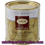 Valor Cacao Puro En Polvo Sin Azúcar Especial Repostería Bote 250 G