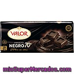 Valor Chocolate Negro 70% Cacao 300g