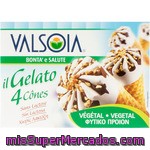 Valsoia Helado De Soja De Vainilla Sin Lactosa Pack 4 Unidades Estuche 300 G