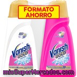 Vanish Gold Quitamanchas Oxi Action En Gel + Quitamanchas Oxi Action White En Gel Pack 2 Botella 940 Ml