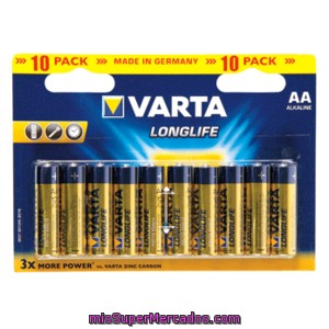 Varta Pilas Aa Longlife Blister 10 Uds