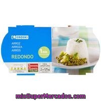 Vasito De Arroz Redondo Eroski, Pack 2x125 G