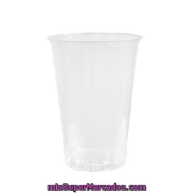 Vaso Desechable Plastico Refresco 370 Cc Transparente, Bosque Verde, Paquete 25 U