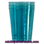 Vasos Azul 300 Cc Carrefour Home 6ud