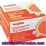 Veckia Cera Depilatoria Caliente Con Extracto De Caléndula Y Camomila Especial Vello Corto Caja 250 G Para Todo Tipo De Piel Calentar En Microondas