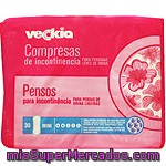 Veckia Compresa De Incontinencia Mini Bolsa 30 Unidades