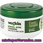 Veckia Crema Corporal Con Aceite De Oliva Para Pieles Muy Secas Tarro 250 Ml Hidrata Nutre Y Regenera