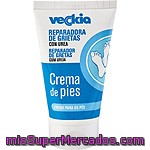 Veckia Crema Reparadora De Grietas Con Urea Para Pies Tubo 125 Ml