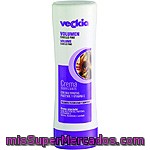 Veckia Crema Suavizante Volumen Con Multifrutas Pantenol Y Vitamina E Frasco 300 Ml Para Cabello Fino