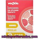 Veckia Tampones Con Aplicador Compacto Regular Caja 32 Unidades