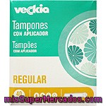 Veckia Tampones Con Aplicador Regular Caja 40 Unidades