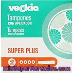 Veckia Tampones Con Aplicador Super Plus Caja 40 Unidades
