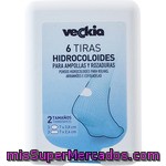 Veckia Tiras Hidrocoloides Para Ampollas Y Rozaduras 2 Tamaños Caja 6 Unidades
