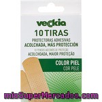 Veckia Tiritas Protectoras Adhesivas Acolchada Y Máxima Protección Color Piel Caja 10 Unidades
