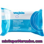 Veckia Toallitas Refrescantes Con Vitamina E Paquete 25 Unidad Limpian E Hidratan La Piel
