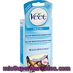 Veet Bandas Depilatorias De Cera Facial Piel Sensible 16 Bandas