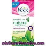 Veet Cera Fria Depilatoria Natural 20 Bandas