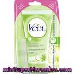 Veet Crema De Ducha Depilatoria Manteca De Karité Y Fragancia De Lirio Para Piel Seca Tubo 150 Ml