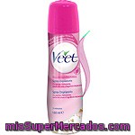 Veet Crema Depilatoria Hidratante Leche De Loto Y Fragancia Jazmín Para Piel Normal Spray 150 Ml