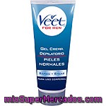 Veet For Men Gel Crema Depilatorio Piel Normal Tubo 200 Ml