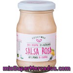 Vegetall Salsa Rosa 100% Vegetal 60% Menos Calorías 0% Alérgenos Tarro 225 Ml