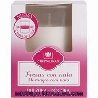 Vela Ambientador Fresa-nata Cristalinas, Pack 1 Unid.