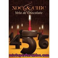 Vela De Chocolate Nº 5 Xoc&chic, Pack 1 Unid.