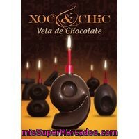 Vela De Chocolate Nº 9 Xoc&chic, Pack 1 Unid.