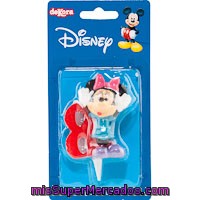 Vela Familia Disney Nº8 Dekora, Pack 36 G