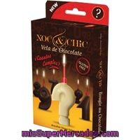 Vela Interrogante De Chocolate Xoc&chic, Pack 1 Unid.