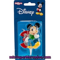 Vela Nº3 Mickey 6,5 Cm, Pack 36 G