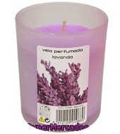 Vela Perfumada Lavanda Vaso Satinado Roura 1 Ud.