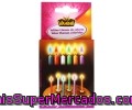 Velas De Llamas De Colores Vahiné 6 Unidades