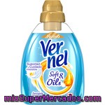 Vernel Suavizante Concentrado Azul Soft & Oils Botella 750 Ml