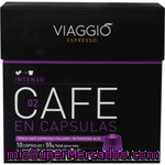 Viaggio Espresso Intenso 02 Café Espresso Italiano Intensidad Alta Compatible Con Máquinas Nespresso Caja 10 Cápsulas