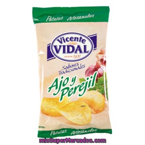 Vicente Vidal Patatas Fritas Ajo Y Perejil Bolsa 135gr