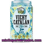 Vichy Catalan Agua Mineral Natural Con Gas Sabor Menta Lata 33 Cl
