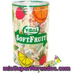 Vidal Softfruit Gominolas Con Sabores Frutales Sin Gluten Envueltos Individualmente Bote 350 G
