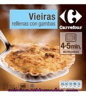 Vieiras Rellenas Con Gambas Carrefour 240 G.