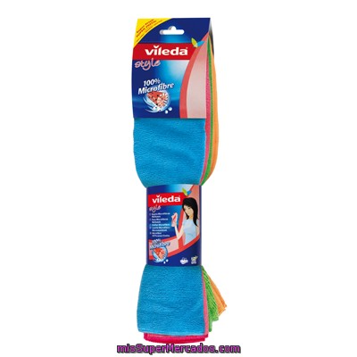 Vileda Style Bayetas Microfibras Envase 4 Unidades