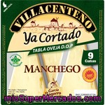 Villacenteno Tabla De Queso Manchego Ya Cortado Envase 110 G