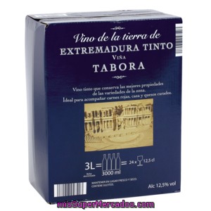Viña Tabora Vino Tinto De La Tierra De Castilla Bag In Box 3 Lt