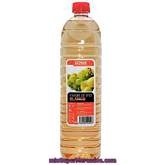 Vinagre Vino Blanco, Hacendado, Botella 1 L