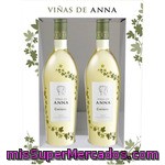 Viñas De Anna Vino Blanco Chardonnay D.o. Cataluña Estuche 2 Botellas 75 Cl