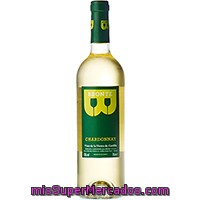 Vino Blanco Chardonnay De La Tierra Bronte, Botella 75 Cl